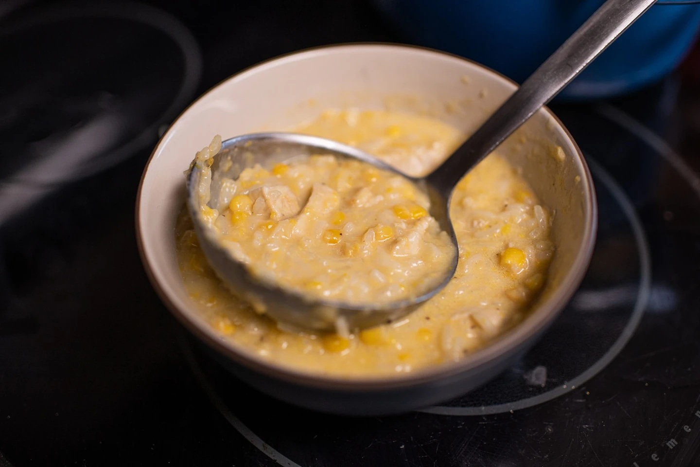 Chicken, Corn and Rice Chowder
